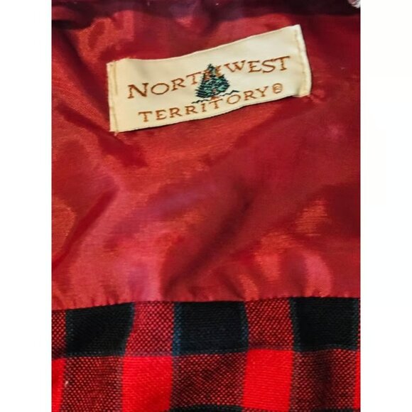 Northwest Territory Flannel Shirt Adult 2XL Red Black Tartan Plaid - Picture 3 of 3
